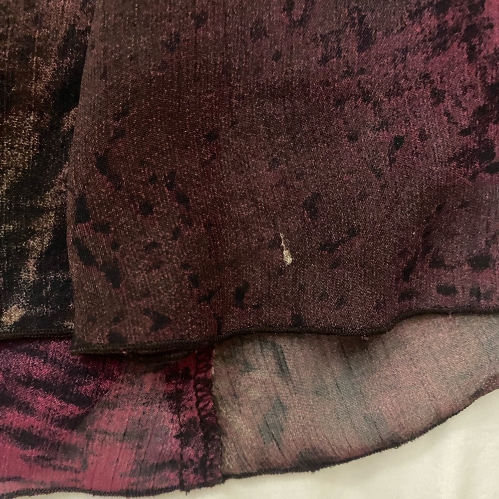 Abstract Multi-Pattern Midi Skirt - Picture 4 of 5